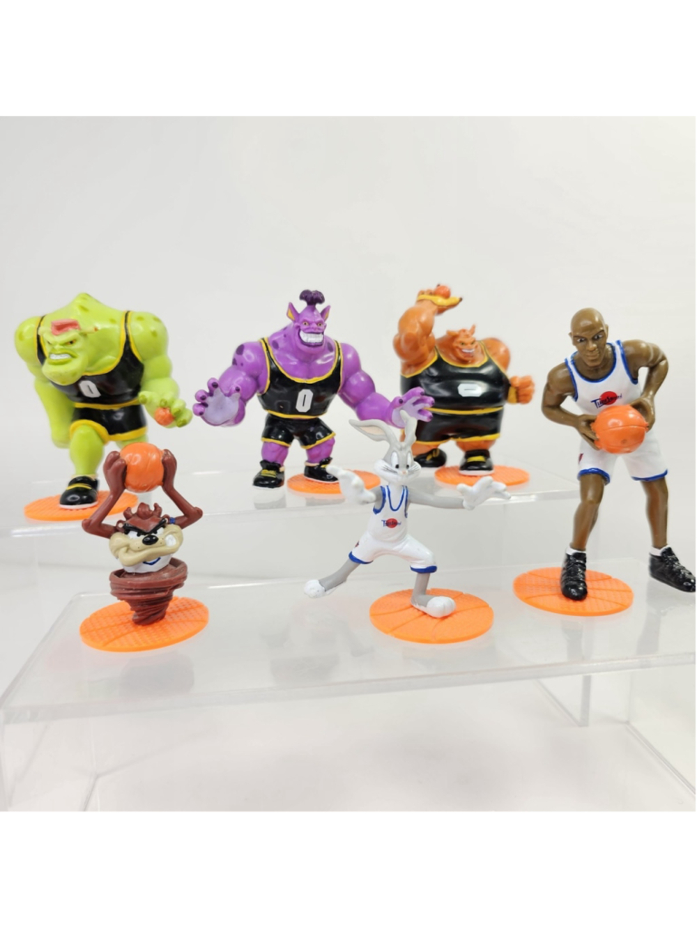 Vintage 1996 Space Jam Tune Squad Monstars Figure Lot Bugs Taz Warner Bros 6pcs